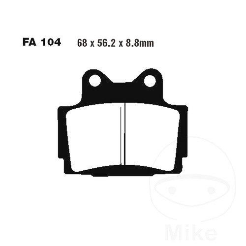 Ebc brake pads - pads, standard