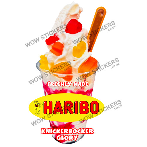 Ice cream van - sticker, haribo
