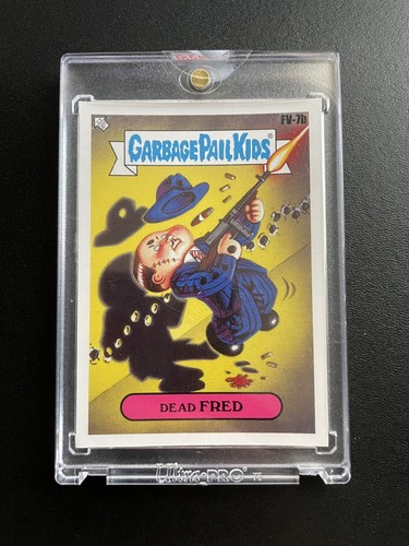 Dead fred garbage - dead, pail