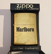 Vintage Marlboro Brass Zippo
