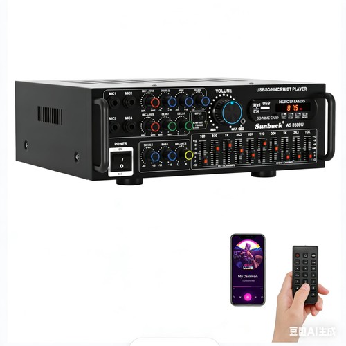 Stereo power amplifier - hi-fi,