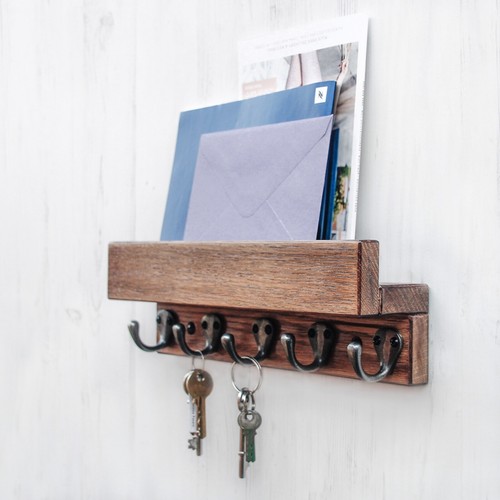 Solid oak wall mounted letter - solid,