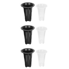  3 Pieces Plastic Pots for Plants Flower Orchid Containers Tall Planter
