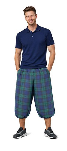 Adults pub golf tartan plus - golf,