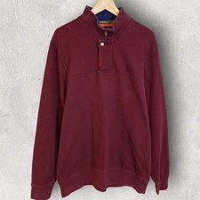 mens orvis fly fishing quarter zip pullover sweatshirt, large