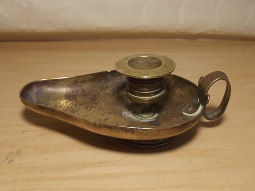 Antique solid brass - solid, candle