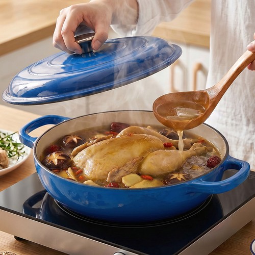 Cast iron casserole dish - 2-6l,