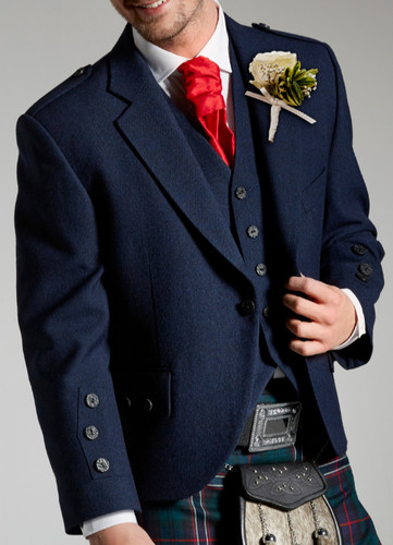 Men navy blue wool - men's,