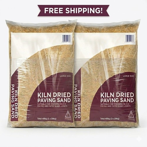 40kg kiln dried paving sand - kiln,