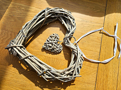 Shabby chic grey - chic, heart