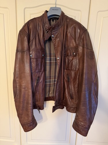 Belstaff leather jacket - jacket, size