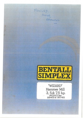 Bentall simplex wizard - bentall,