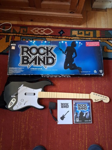 Boxed ps3 rock band - band, fender