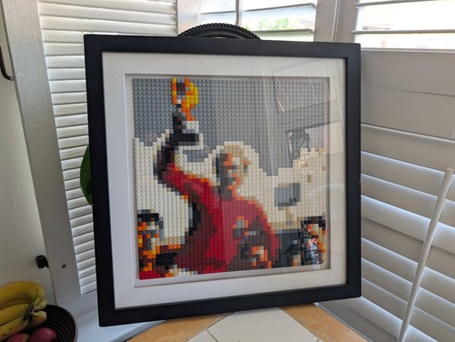 Lego wall art bobby - bobby, moore
