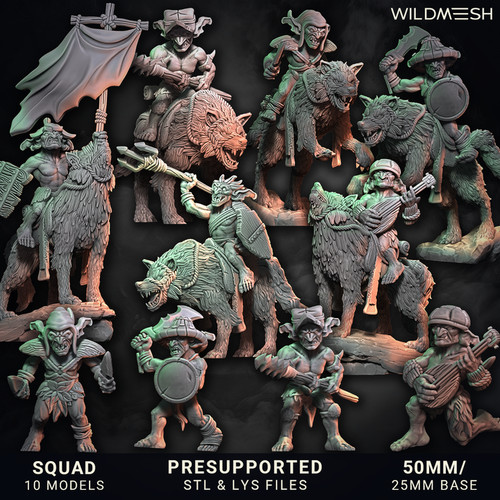 Goblin wolf riders wild - riders,