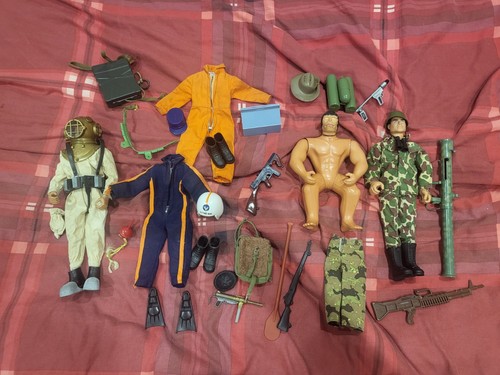 Vintage action man figures - action,