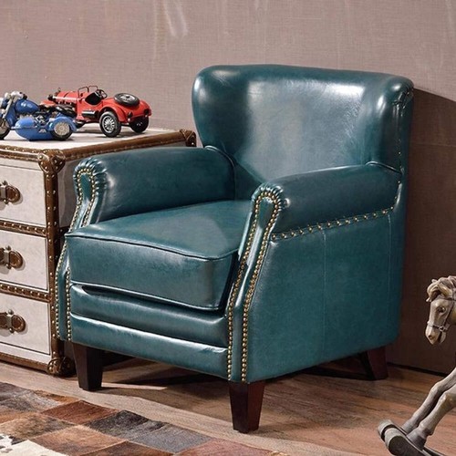 Vintage leather armchair - vintage,
