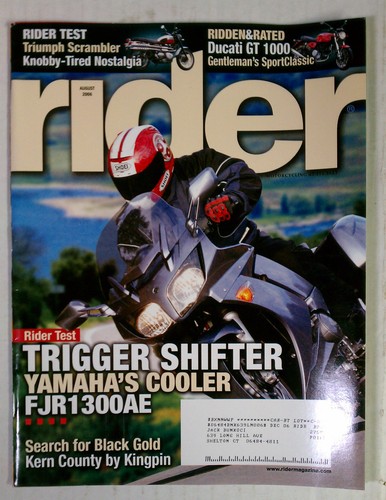 Rider magazine back - rider, issue