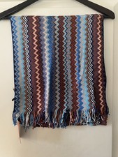 MISSONI multi color zig zag scarf NWT