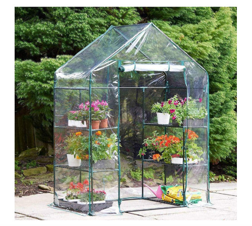 Walk greenhouse grow house - in,