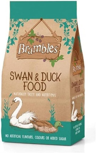 Brambles floating swan duck - floating, &