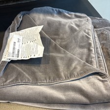 IKEA SANELA CUSHION COVERS GREY  65 X 65cm  Pair