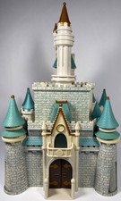VINTAGE WALT DISNEY WORLD CINDERELLA CASTLE PLAYSET WORKS GREAT