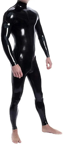 Black latex rubber - black,