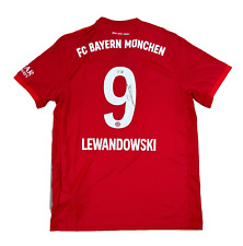 Robert Lewandowski Signed 19/20 Bayern Munich Adidas Jersey Beckett BAS Witness