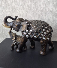 Elephant mother & baby.  Big