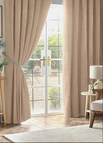 Pair curtains velvet - pair, of