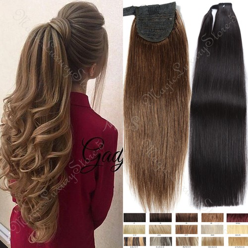 Thick 120g clip ponytail - thick,
