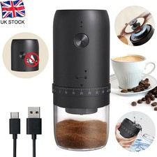 Portable Electric Coffee Grinder USB Rechargeable Coffee Bean Spice Mill Grinder