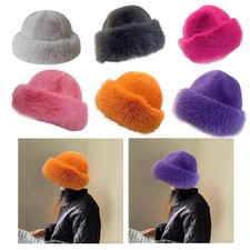 Winter Faux Fur Hat Women