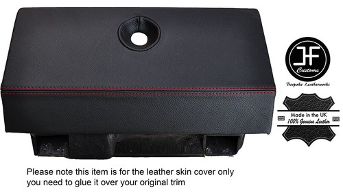 Red stitching glove box - red,