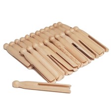 Traditional Wooden Dolly Pegs
