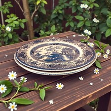 Vintage Churchill Blue Willow