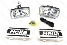 HELLA Comet 550 Spot Light Kit With Covers ideal for roofbars Light Bar Defender