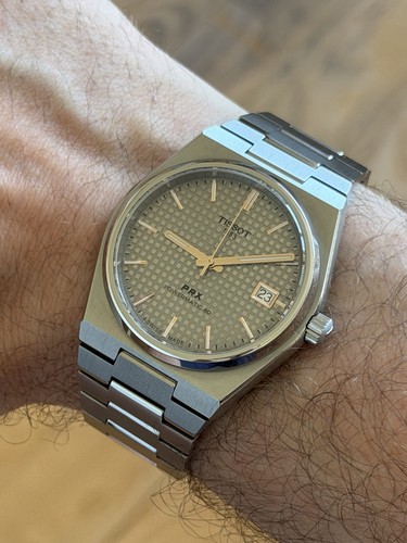 Tissot prx titanium 38mm - tissot,
