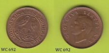 South Africa / Zuid Afrika Farthing 1/4d Penny 1952 (George VI) Coin