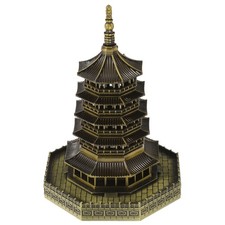 Simulation Pavilion Shape Landscape Ornament Alloy Pagoda Garden Decoration