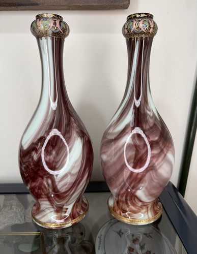 Antique 19thc pair loetz - 19thc,