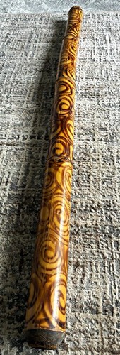 Wooden didgeridoo varnished - wooden,