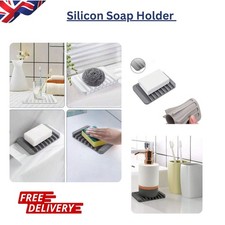 Soap Holder Silicone Bathroom