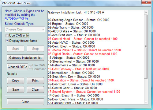 Coding diagnostics repairs - &,