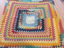 Hand crocheted baby blanket
