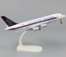 SINGAPORE AIRLINES A380 AIRBUS WHEELS 20CM METAL AIRCRAFT PLANE MODEL DIECAST