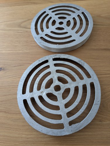 180mm round aluminium - round,