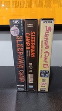 Sleepaway Camp Trilogy 1, 2 And 3 VHS CUSTOM