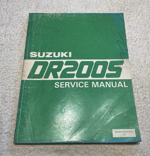 Factory suzuki dr200s - factory,